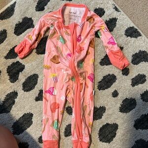 Little Sleepies pink baseball